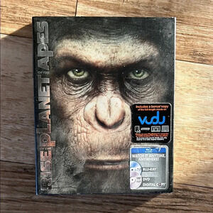 📀 EUC Rise of the Planet of the Apes Blu Ray Disc 📀🎥🍿